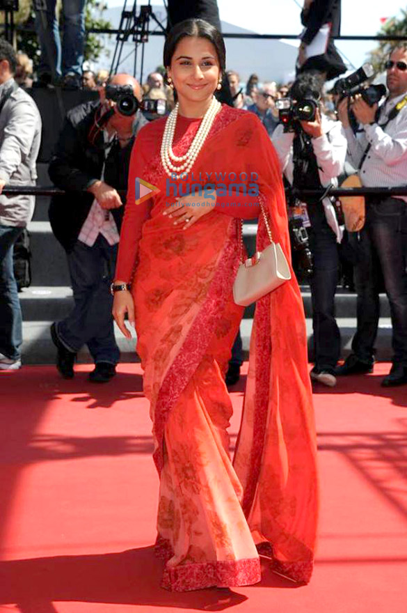 vidya at the premiere of un chateau en italie at the cannes film festival 2013 2