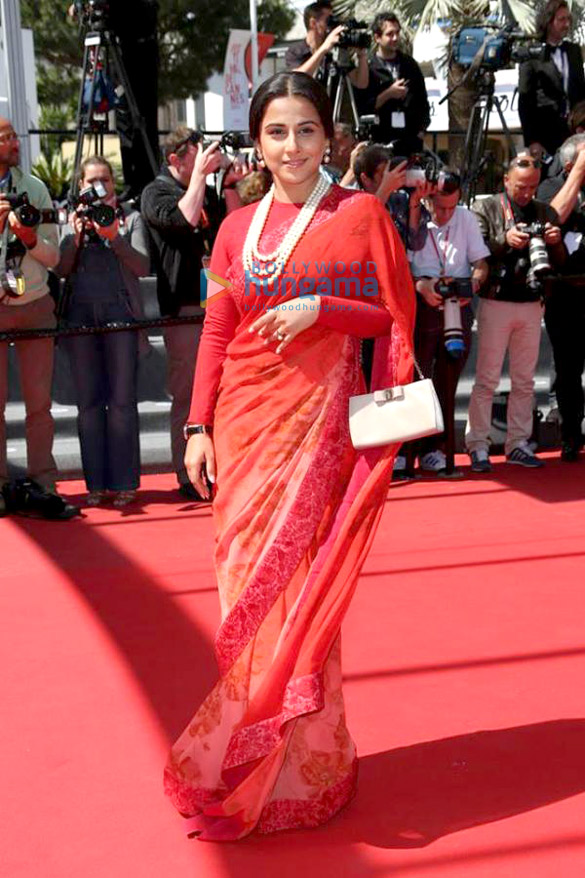 vidya at the premiere of un chateau en italie at the cannes film festival 2013 3