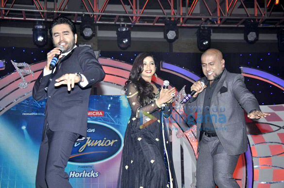 vishal shekhar at the press conference of indian idol junior 5