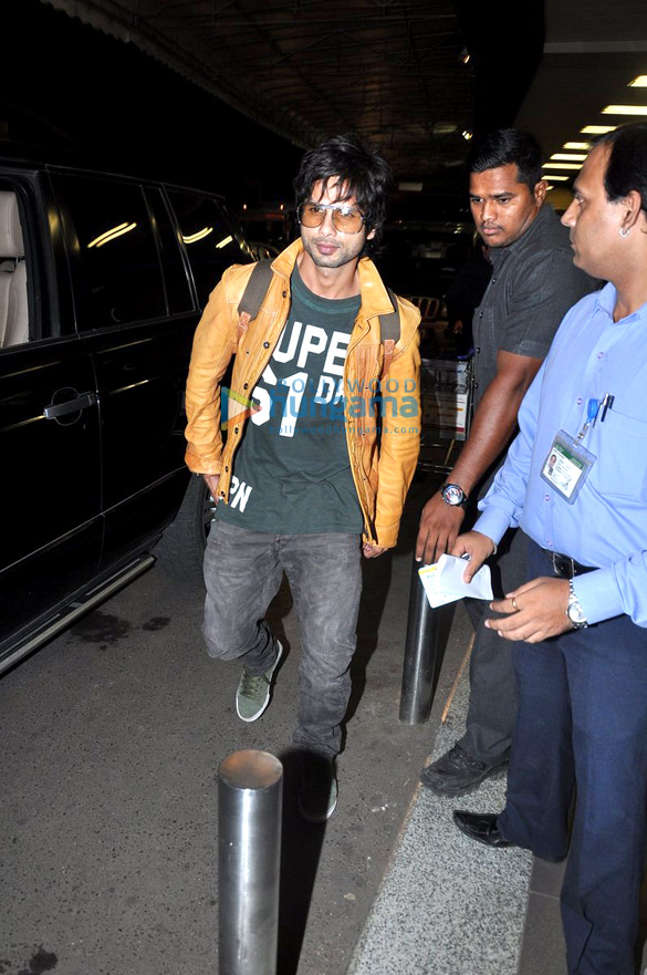 abhishek arjun kangna shahid leave for iifa awards 2013 4