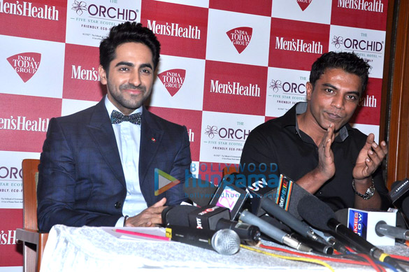 ayushmann launches his column unveils the latest issue of mens health 6