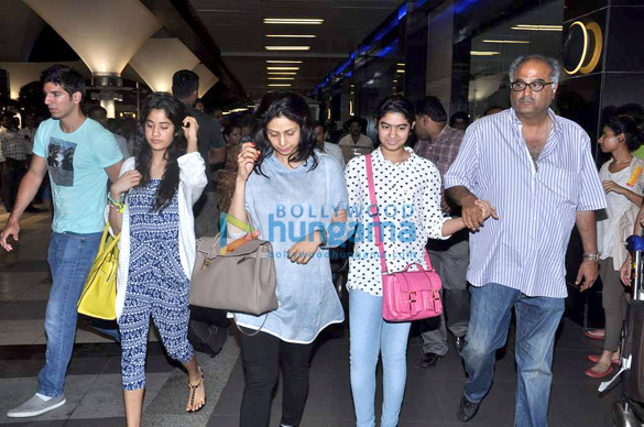 sridevi and few others return from iifa awards 2013 2