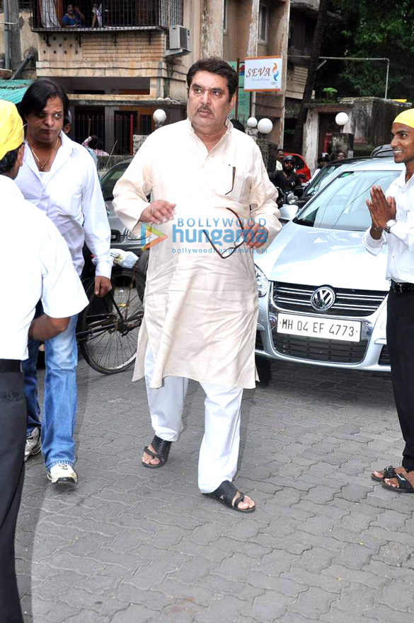 dilip kumar amitabh bachchan at prans prayer meet 15