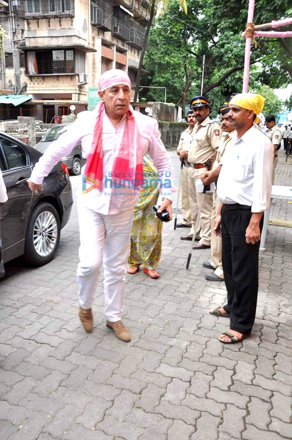 dilip kumar amitabh bachchan at prans prayer meet 6