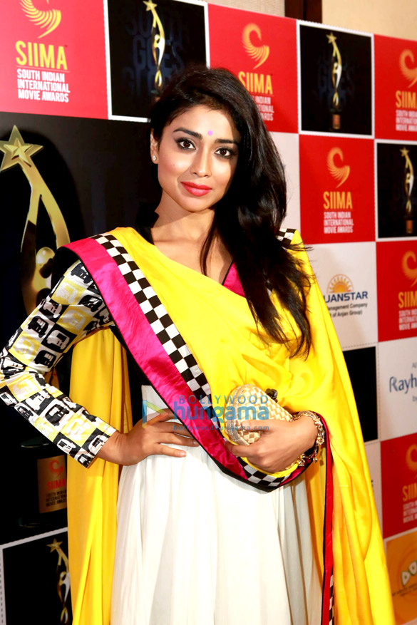 shriya saran rana at the press meet of siima awards in dubai 5