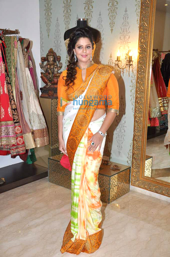 Nagma at Independence Day theme look by Amy Billimoria & Dorris