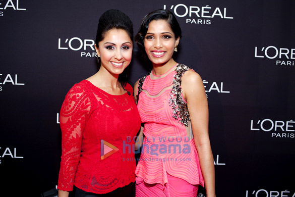 freida pinto at loreal tiff party at the trump tower 2