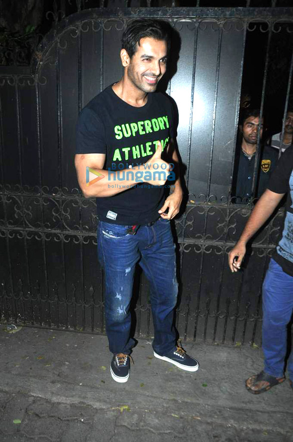 john abraham snapped with his new car 9