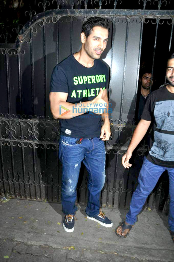 john abraham snapped with his new car 10