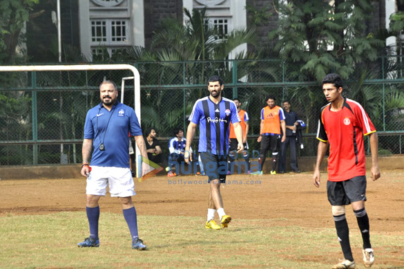 abhishek ranbir aditya practice for all stars football 3