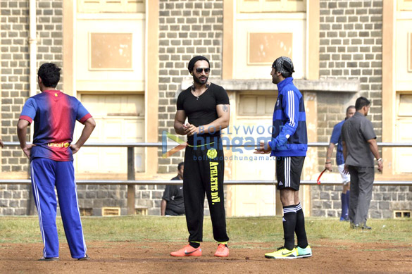 abhishek ranbir aditya practice for all stars football 6