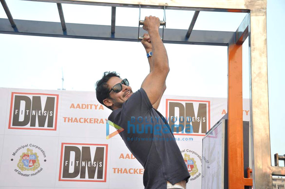 launch of dm fitness at worli sea face 11