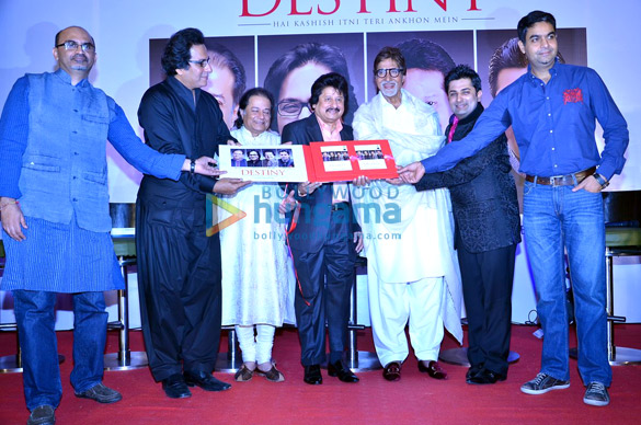 amitabh bachchan launches sumeet tappoos album destiny 2