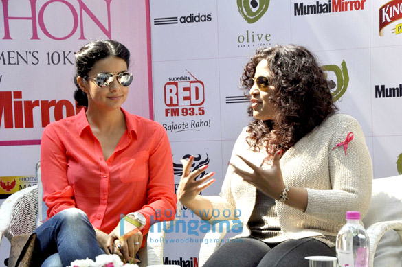 press conference of pinkathon international womens 10k run 4