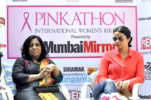press conference of pinkathon international womens 10k run 5