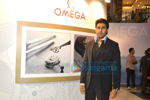 abhishek at the promotion of omega watches 4