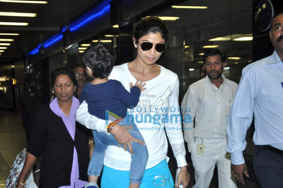 shilpa shetty snapped with her son 6