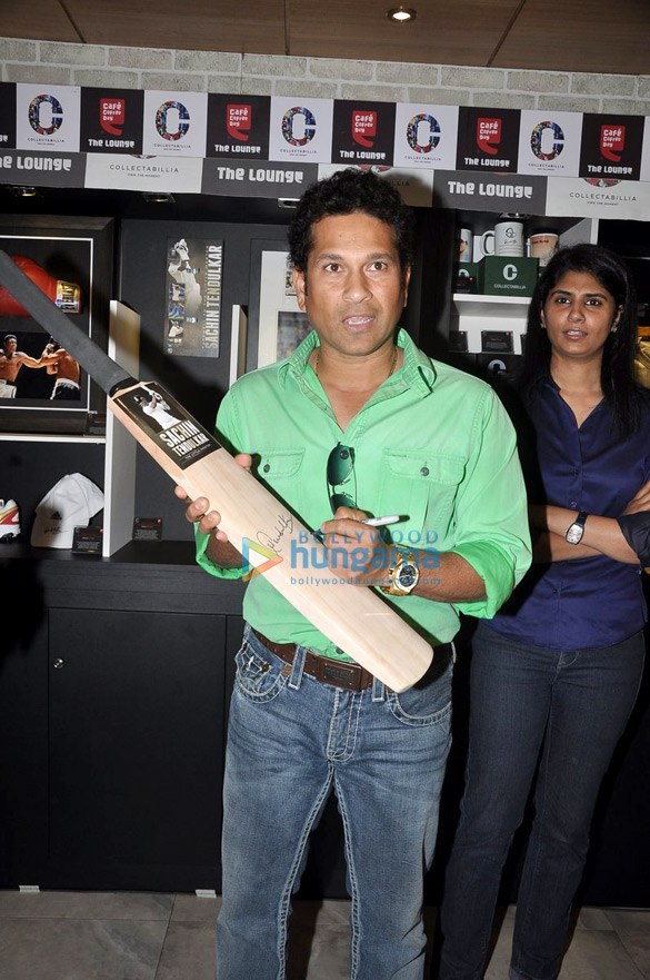 sachin tendulkar at the promotion of cafe coffee day 5