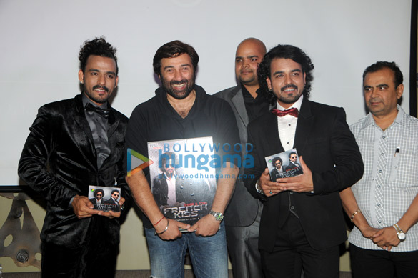 sunny deol unveils toshi sharibs debut album french kiss 2