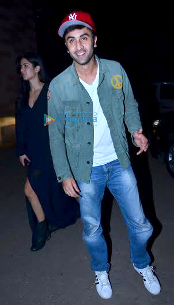 ranbir katrina make their first public appearance at the screening of the wolf of wall street 5
