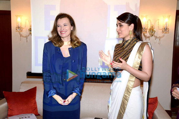 kareena at first lady of france valerie trierweiler launch 14