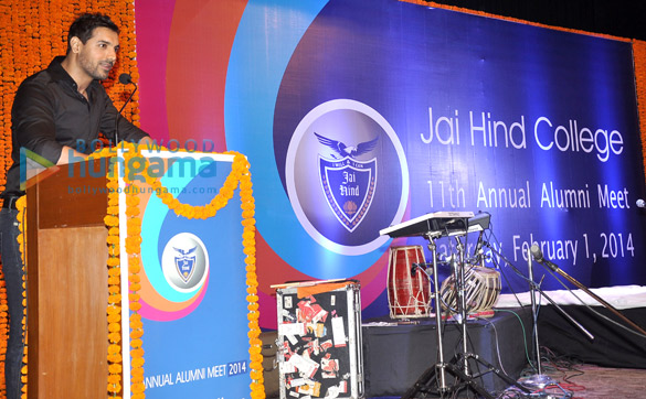 john abraham graces jai hind colleges 11th alumni meet 2014 6