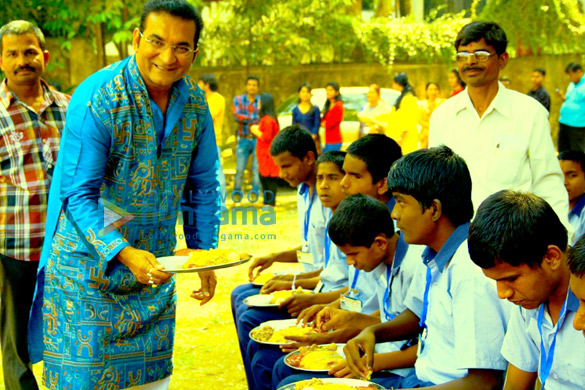 abhijeet feeds blinds kids on the occasion of saraswati pooja 7