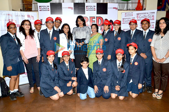 sameera reddy supports lets be well red gudness campaign 2
