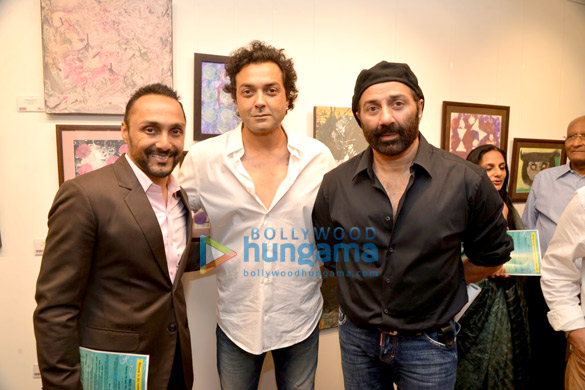 sunny bobby deol at gateway schools annual charity art show 2