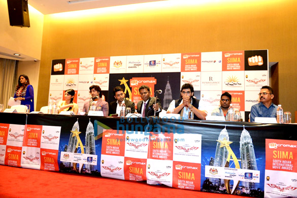 press conference of south indian international movie awards 2