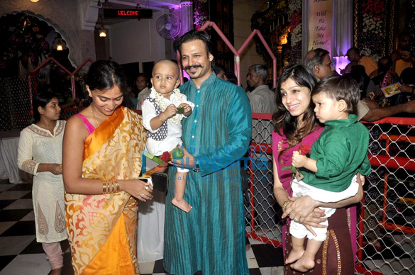 vivek shilpa visit isckon for janmashtami 4