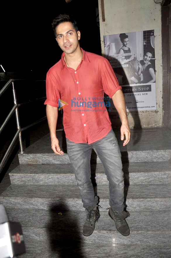 varun dhawan snapped at pvr 6