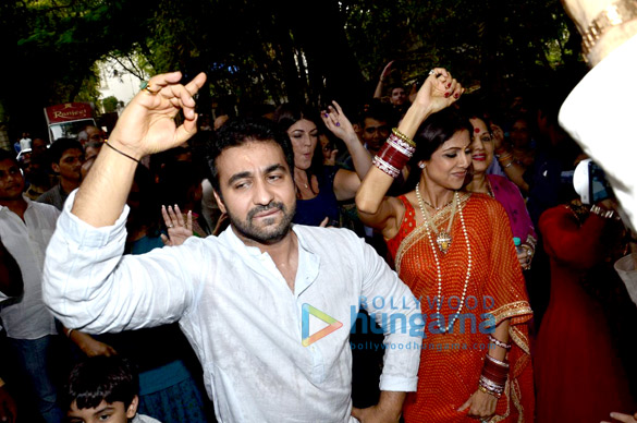 shilpa shetty his familys ganpati visarjan 5