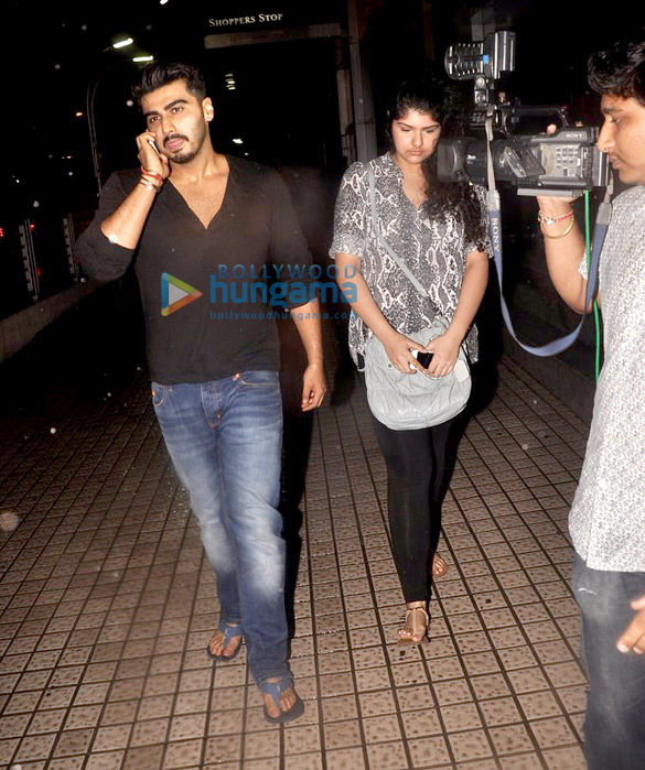 sonakshi sinha and arjun kapoor snapped at pvr 5