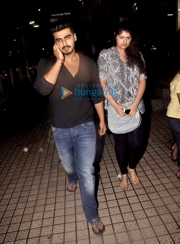 sonakshi sinha and arjun kapoor snapped at pvr 7