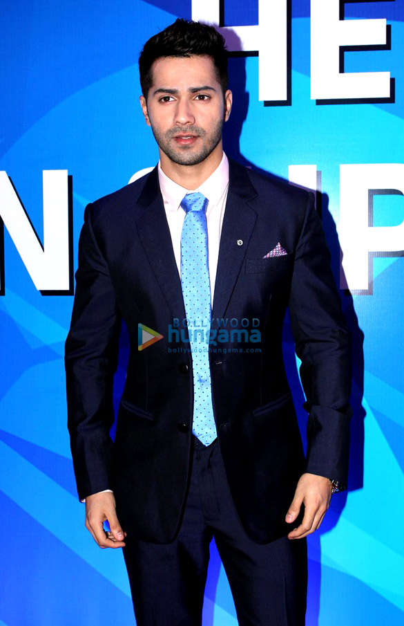 ranbir kapoor john abraham abhishek bachchan varun dhawan at the launch of hero indian super league 8