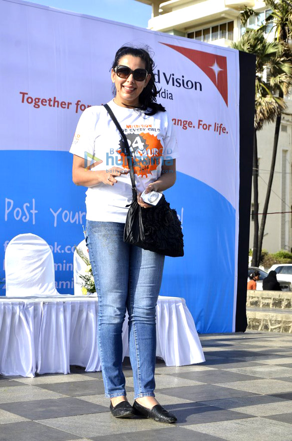 pooja bedi at world vision walkathion for nutrition 3