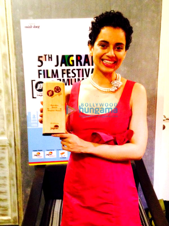 kangna ranaut ayushmann khurrana at 5th jagran film festival closing ceremony 2