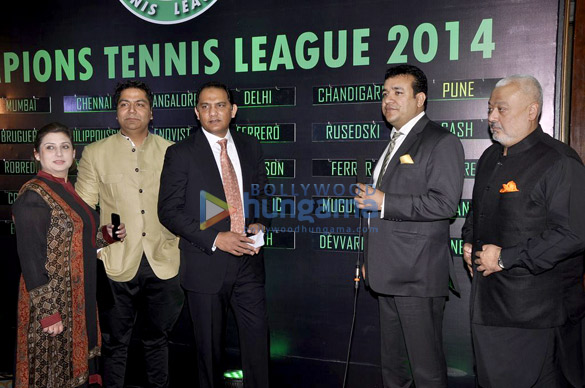 mohammad azharuddin announced as the face of punjab team at tennis champions league 3