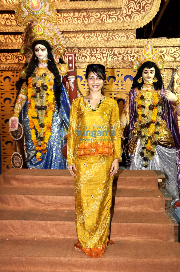 tanisha mukherjee at durga pooja 4