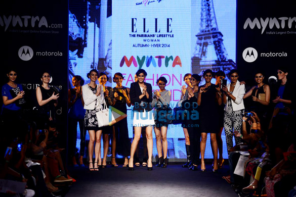 diana penty walks for elle at myntra fashion weekend 2014 5