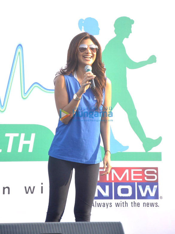 shilpa shetty flags off walk for health campaign by max bupa 9