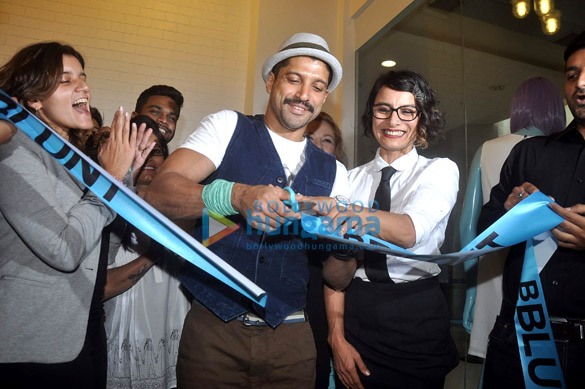 farhan akhtar at the launch of b blunt at r city 2
