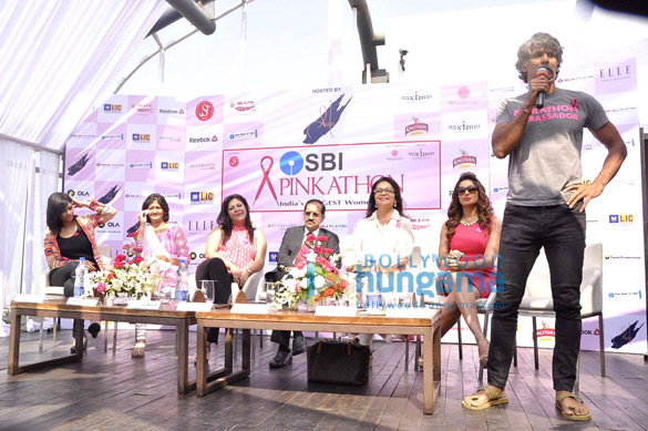 bipasha basu milind soman at the announcement of pinkathons 3rd edition 3