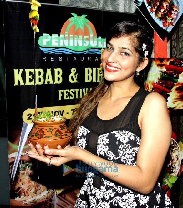 celebs came for kebab and biryani food festival at peninsula grand 9