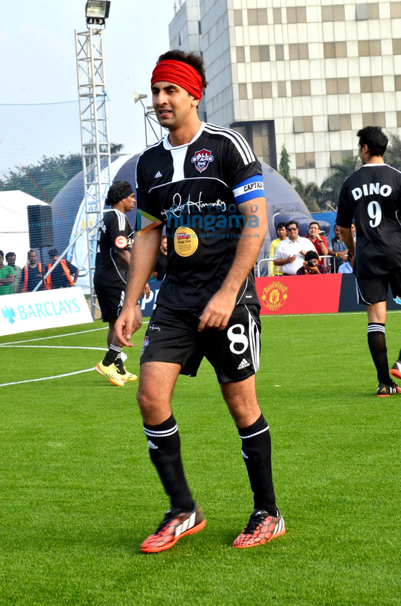 ranbir kapoor abhishek bachchan aditya roy kapur at barclays premiere league event 7