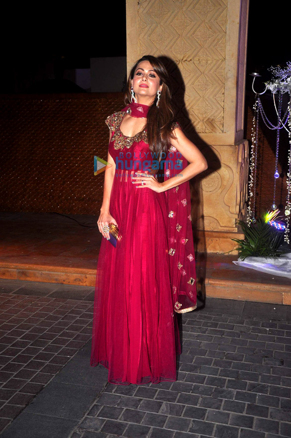 celebs grace riddhi malhotra tejas talwalkars sangeet ceremony 17