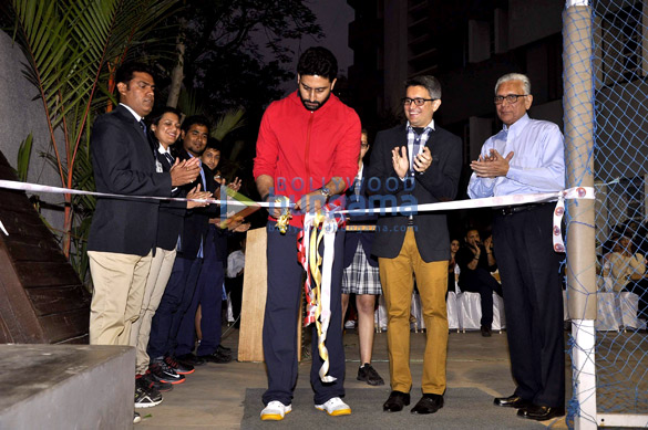 abhishek bachchan launches multi sport court of jamnabai narsee school 2