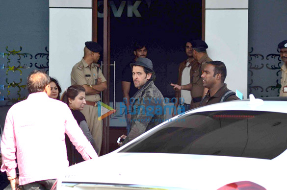 hrithik roshan jacqueline fernandez huma qureshi other leave for saifai maha utsav fest 2