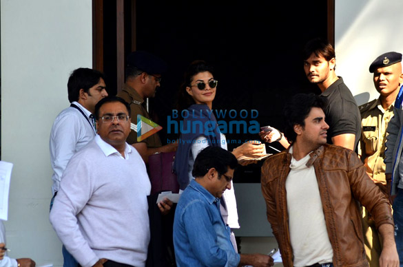 hrithik roshan jacqueline fernandez huma qureshi other leave for saifai maha utsav fest 3